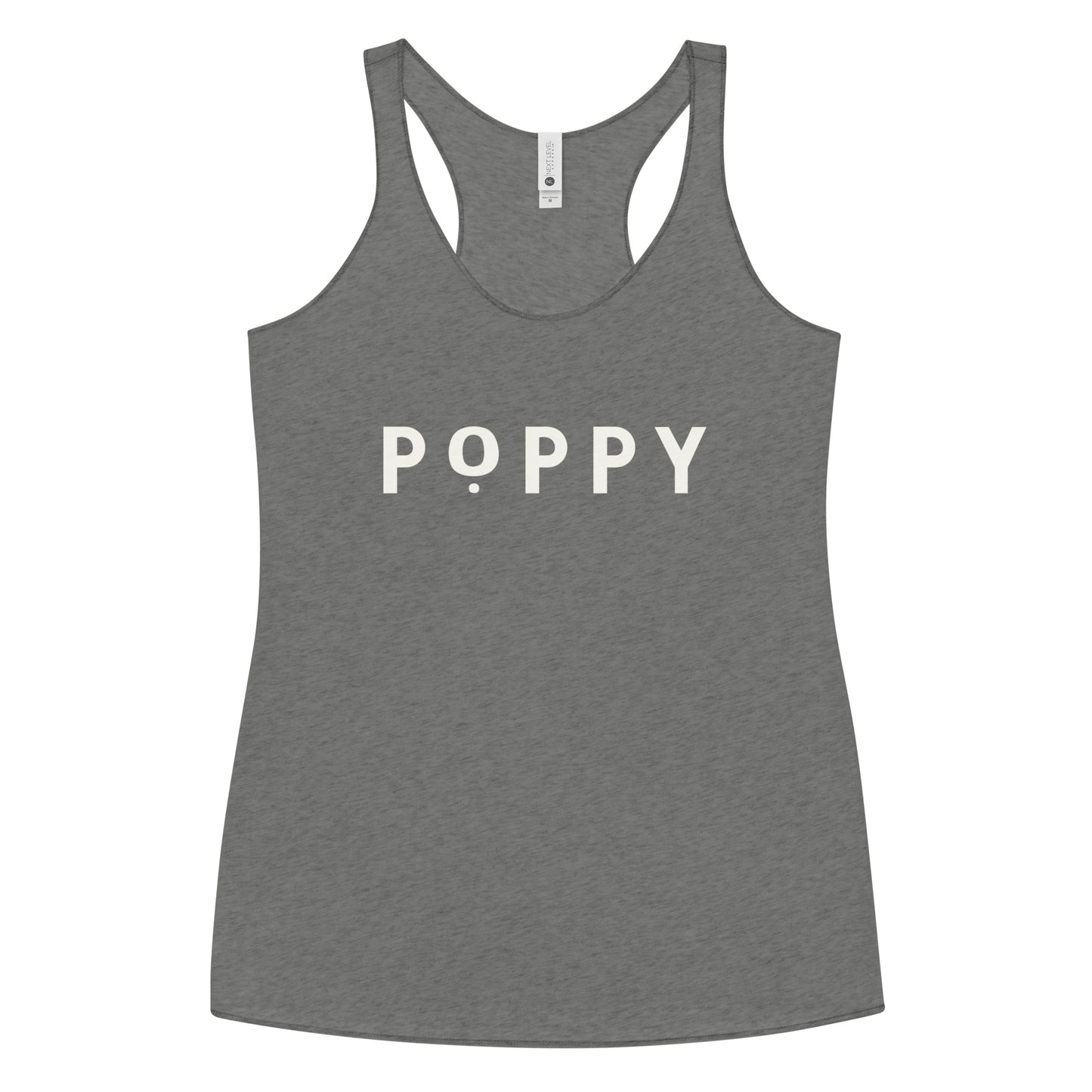 Women's Poppy Flowers Next Level Racerback Tank
