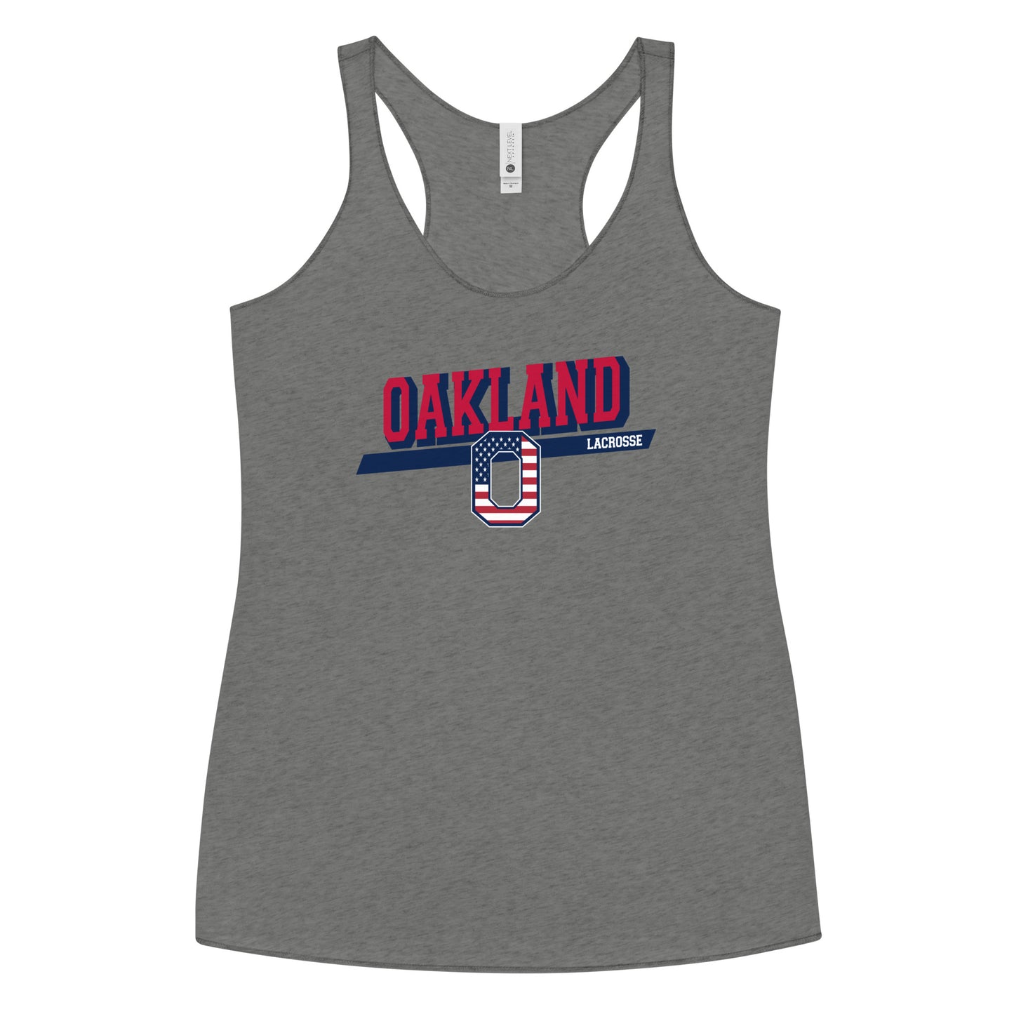 Women's Oakland Lacrosse Next Level Racerback Tank