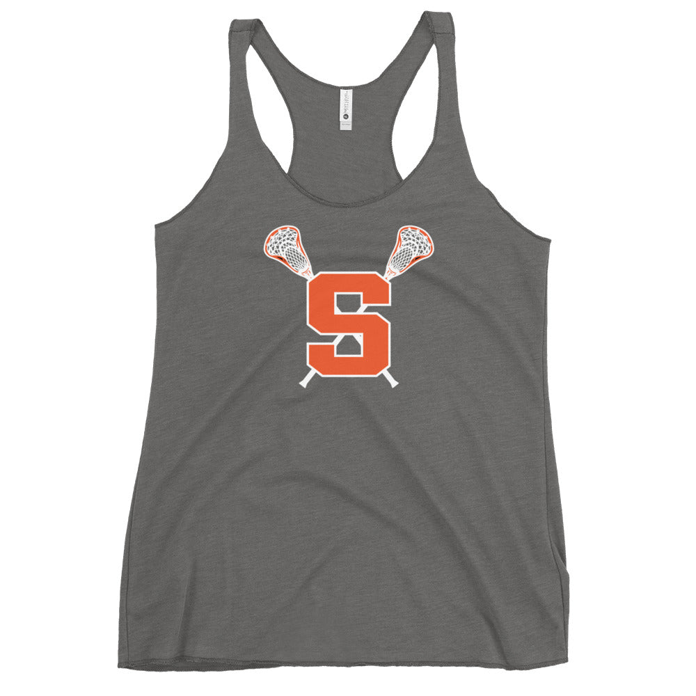 Women's Sailors Lax Next Level Racerback Tank