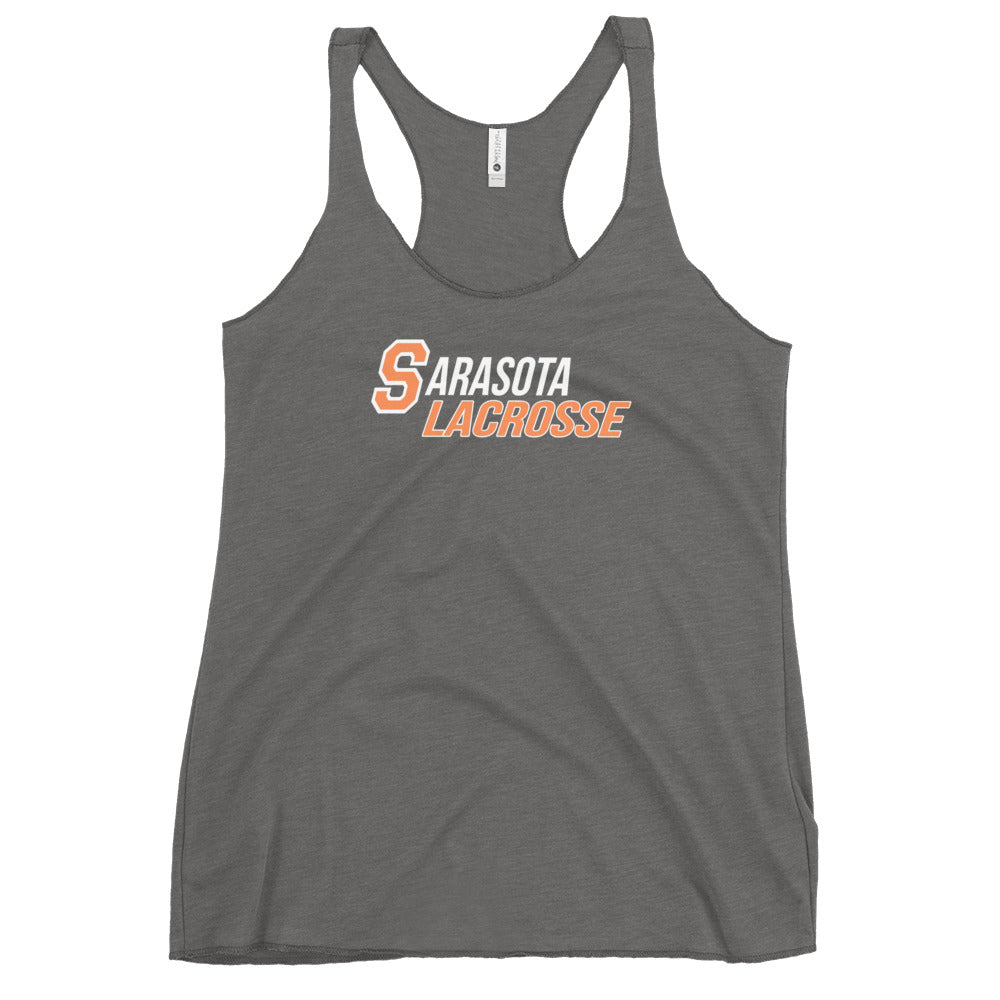 Women's Sailors Lax Next Level Racerback Tank