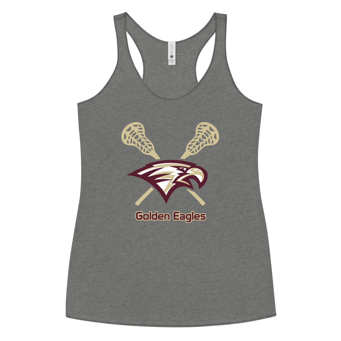 Women's Maple Mountain Youth Lacrosse Next Level Racerback Tank Top