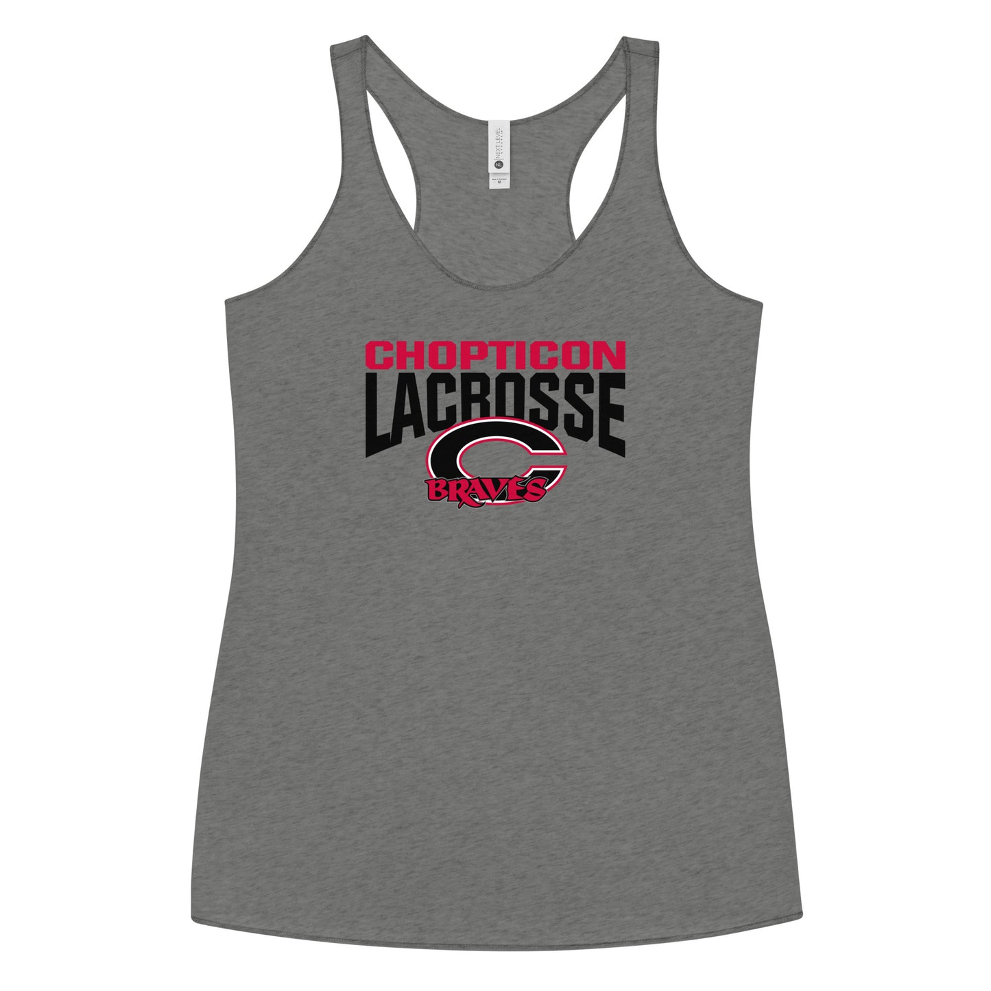 Women's Chopticon Lacrosse Next Level Racerback Tank Top