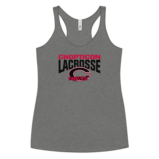 Women's Chopticon Lacrosse Next Level Racerback Tank Top