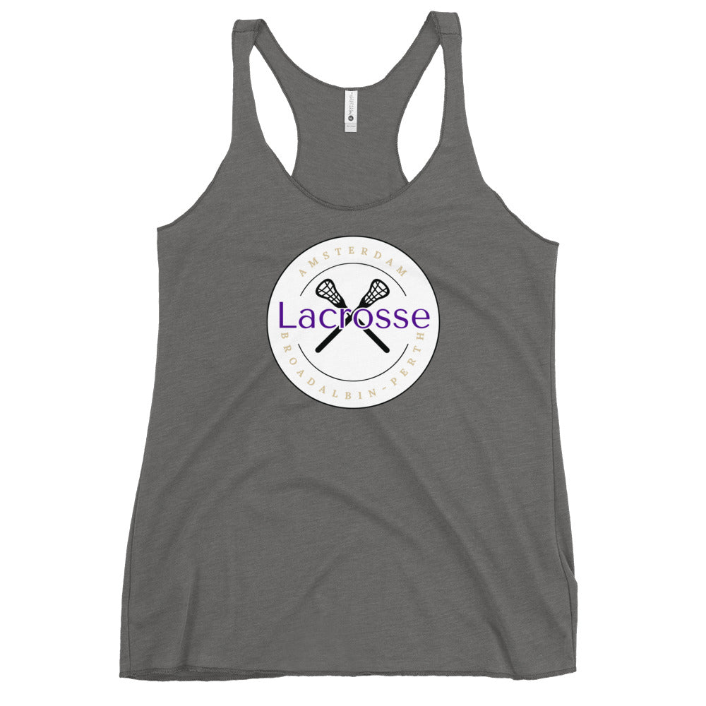 Women's Amsterdam Lacrosse Booster Next Level Racerback Tank Top