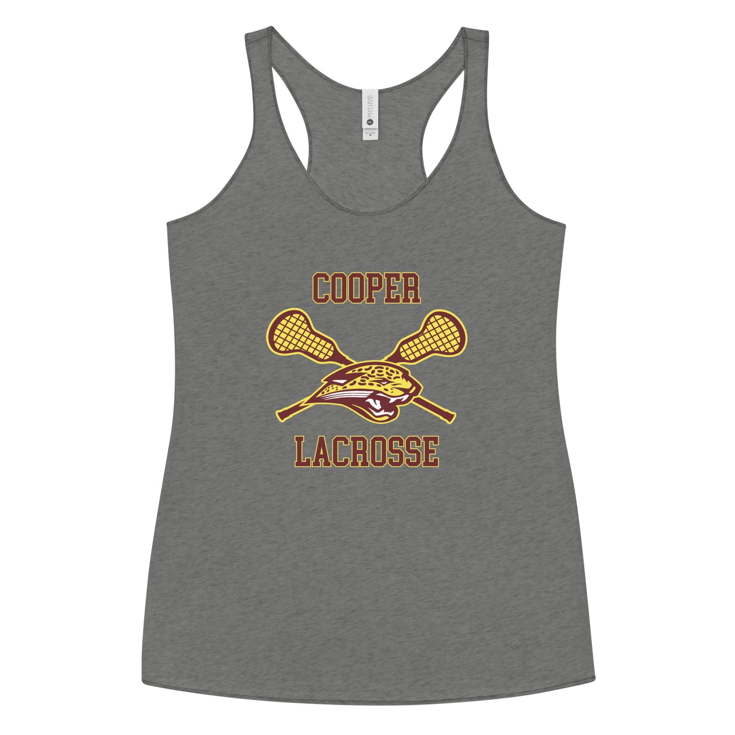 Women's Cooper Lacrosse Next Level Racerback Tank Top