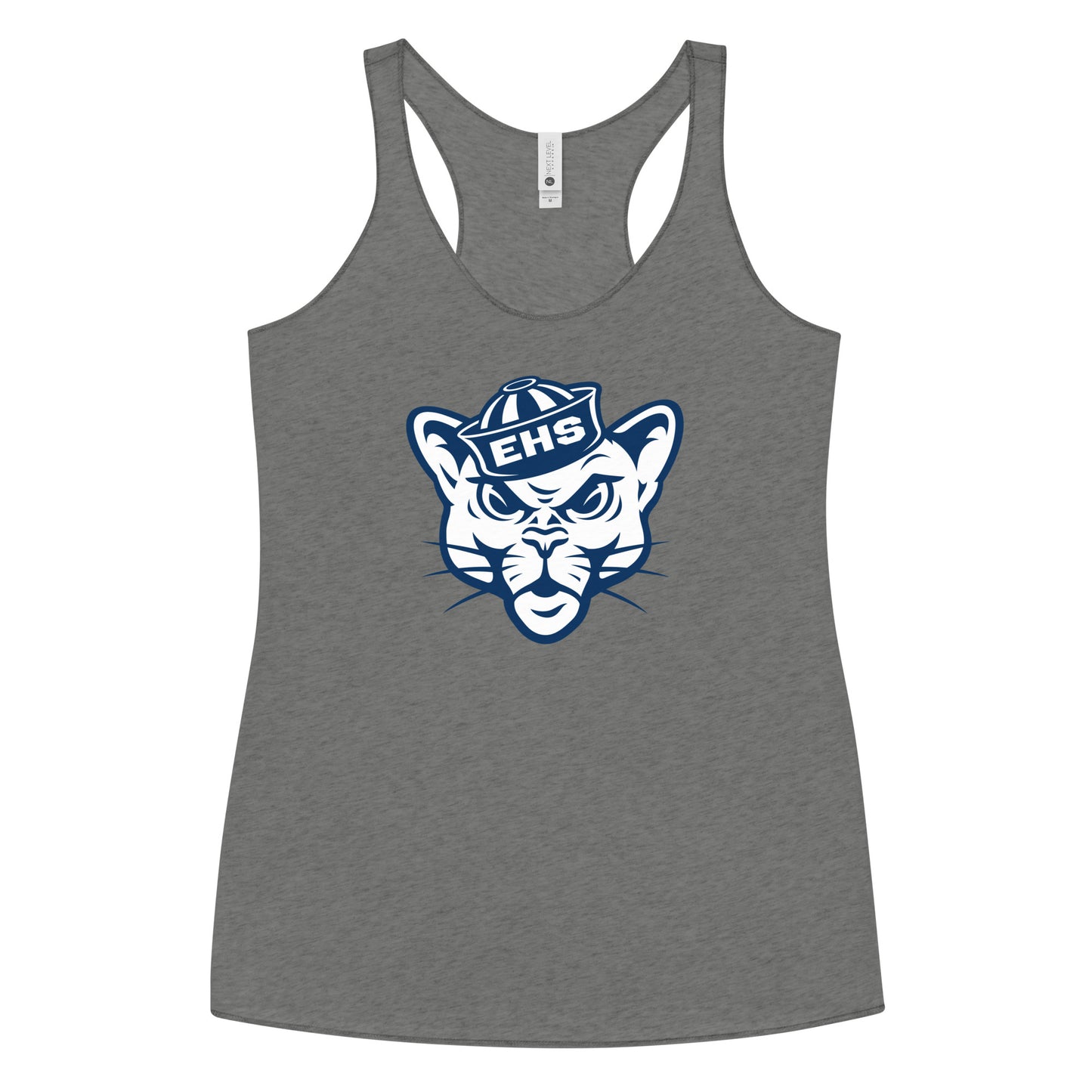 Women's Evergreen High School Lacrosse Next Level Racerback Tank Top