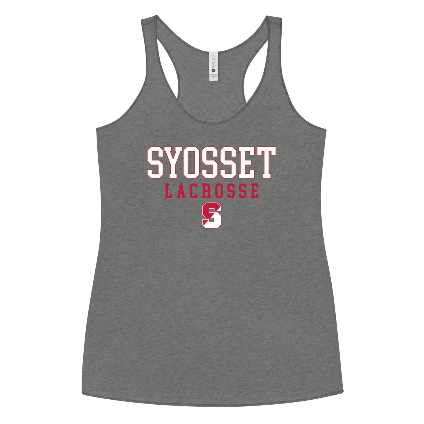 Women's Syosset Lacrosse Next Level Racerback Tank