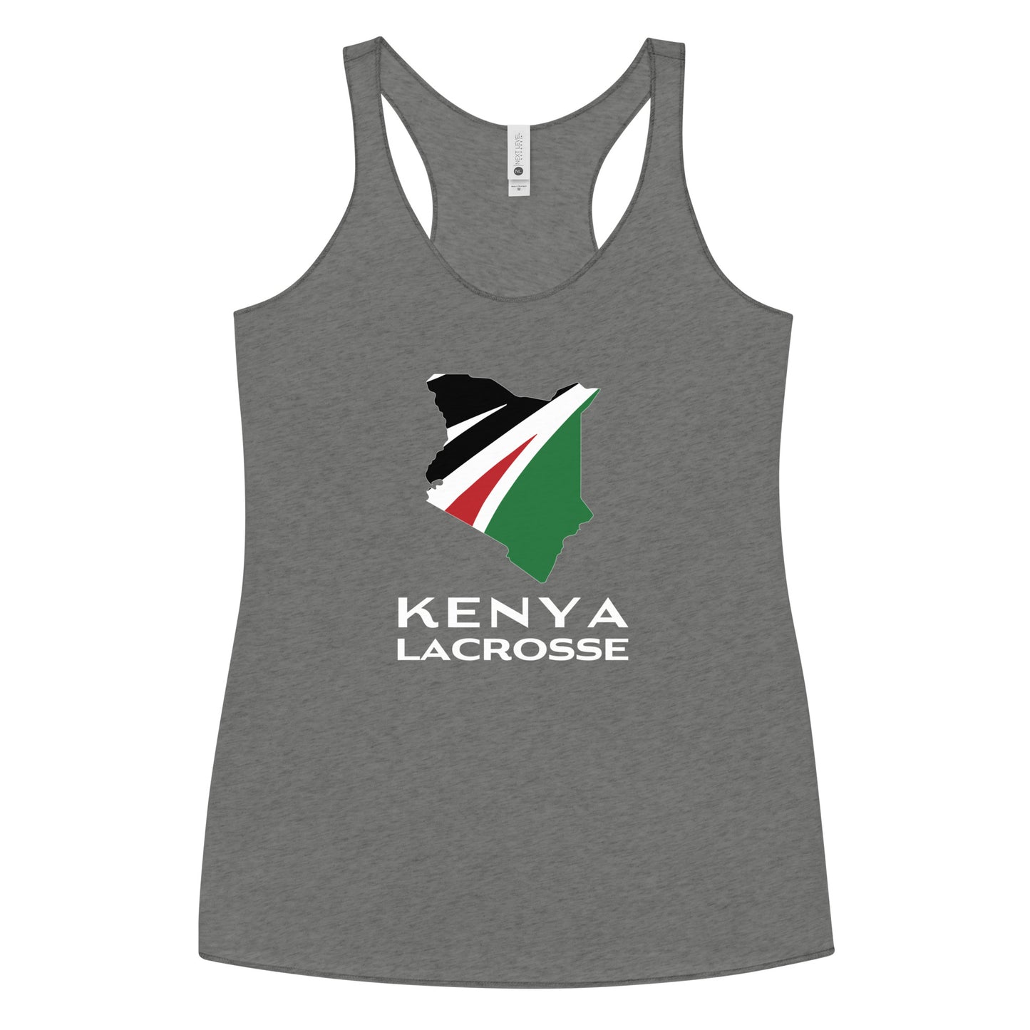 Women's Kenya Lacrosse Next Level Racerback Tank Top