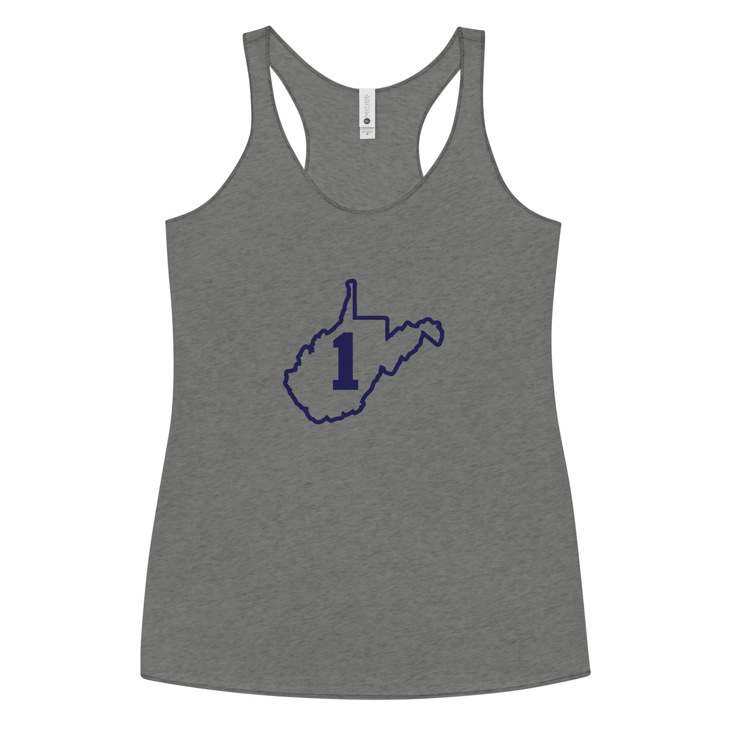 Women's Wheeling Post 1 Next Level Racerback Tank Top