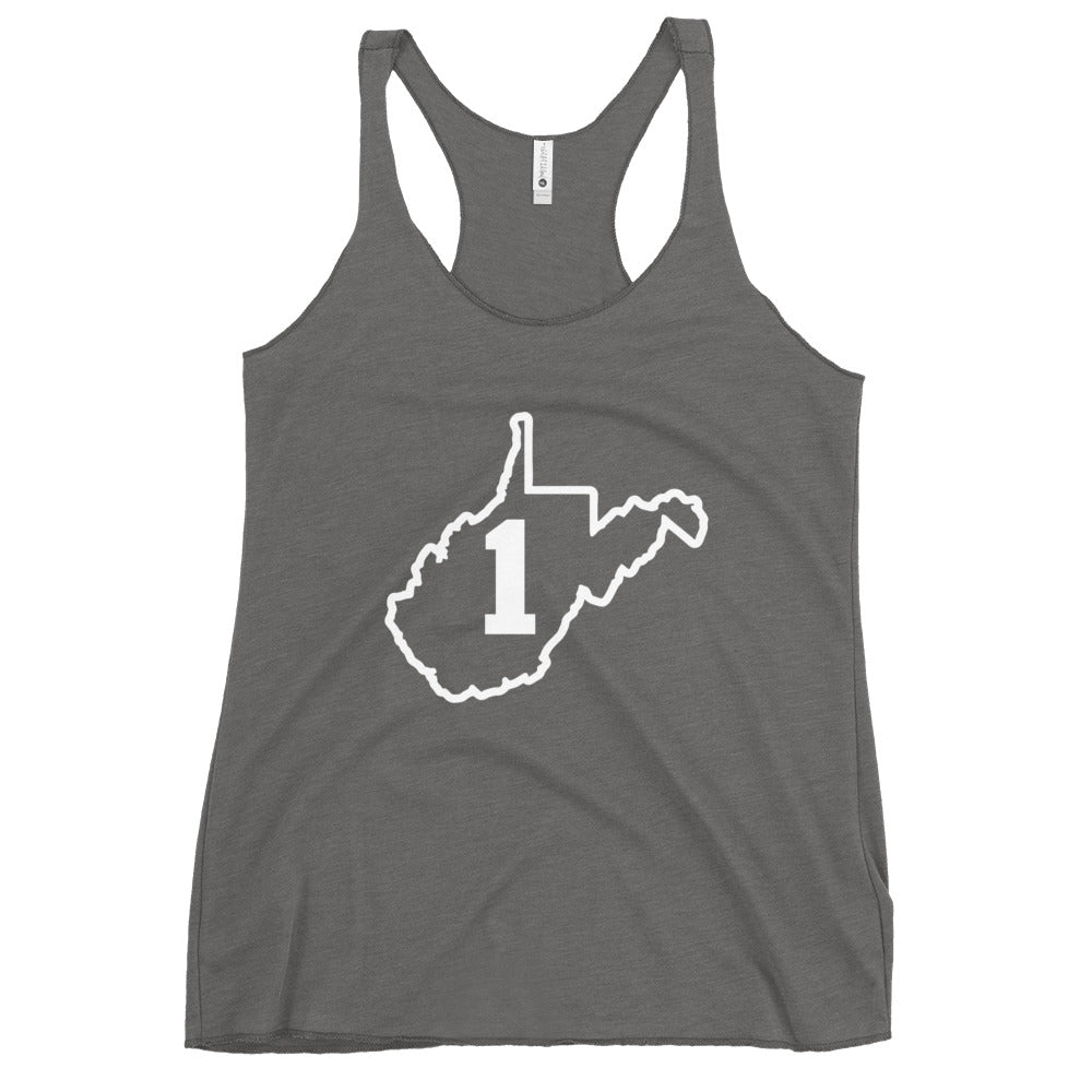 Women's Wheeling Post 1 Next Level Racerback Tank Top