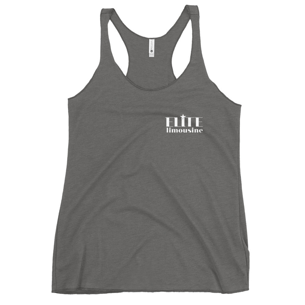 Women's Elite Limousine Service Inc Next Level Racerback Tank Top