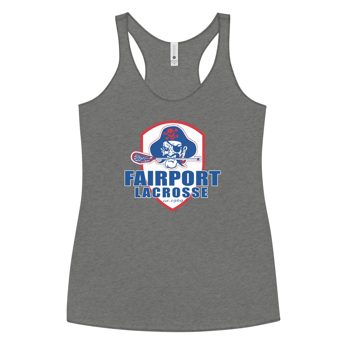 Women's Fairport Youth Lacrosse Next Level Racerback Tank Top