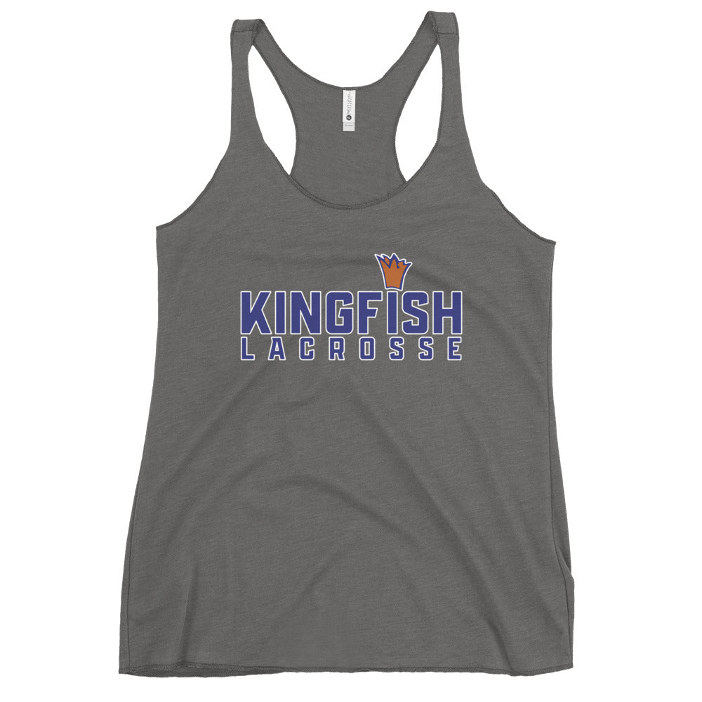 Women's Kingfish Lacrosse Next Level Racerback Tank Top