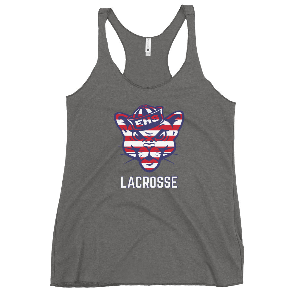 Women's Evergreen Lacrosse USA Next Level Racerback Tank