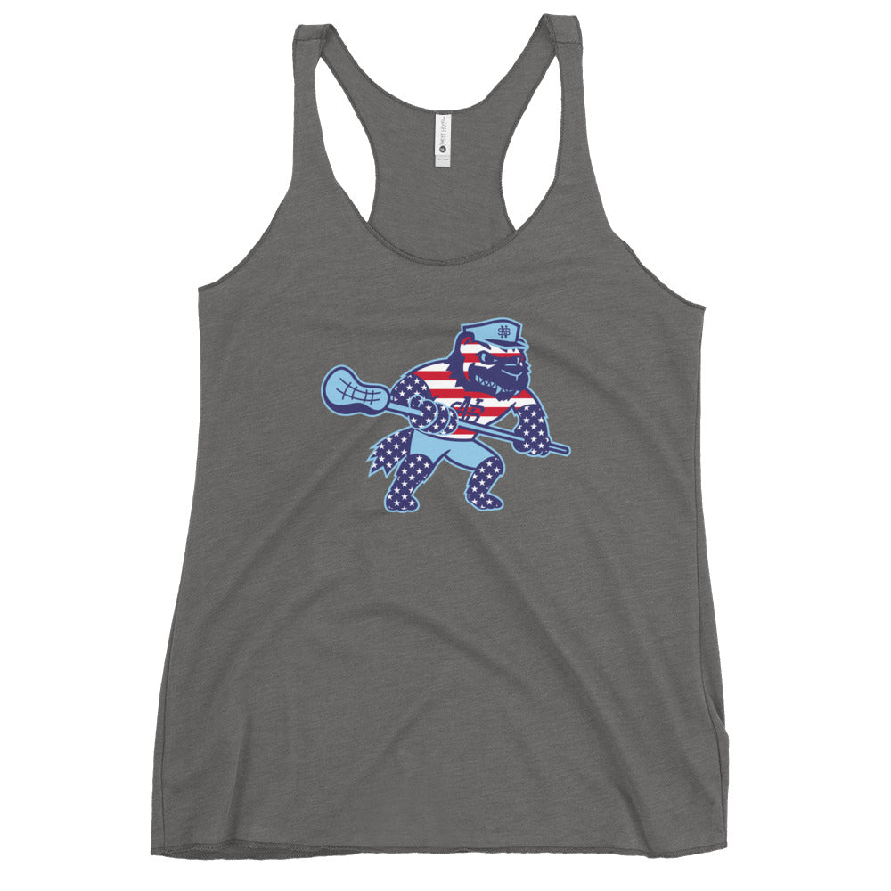 Women's North Stafford Lacrosse USA Next Level Racerback Tank