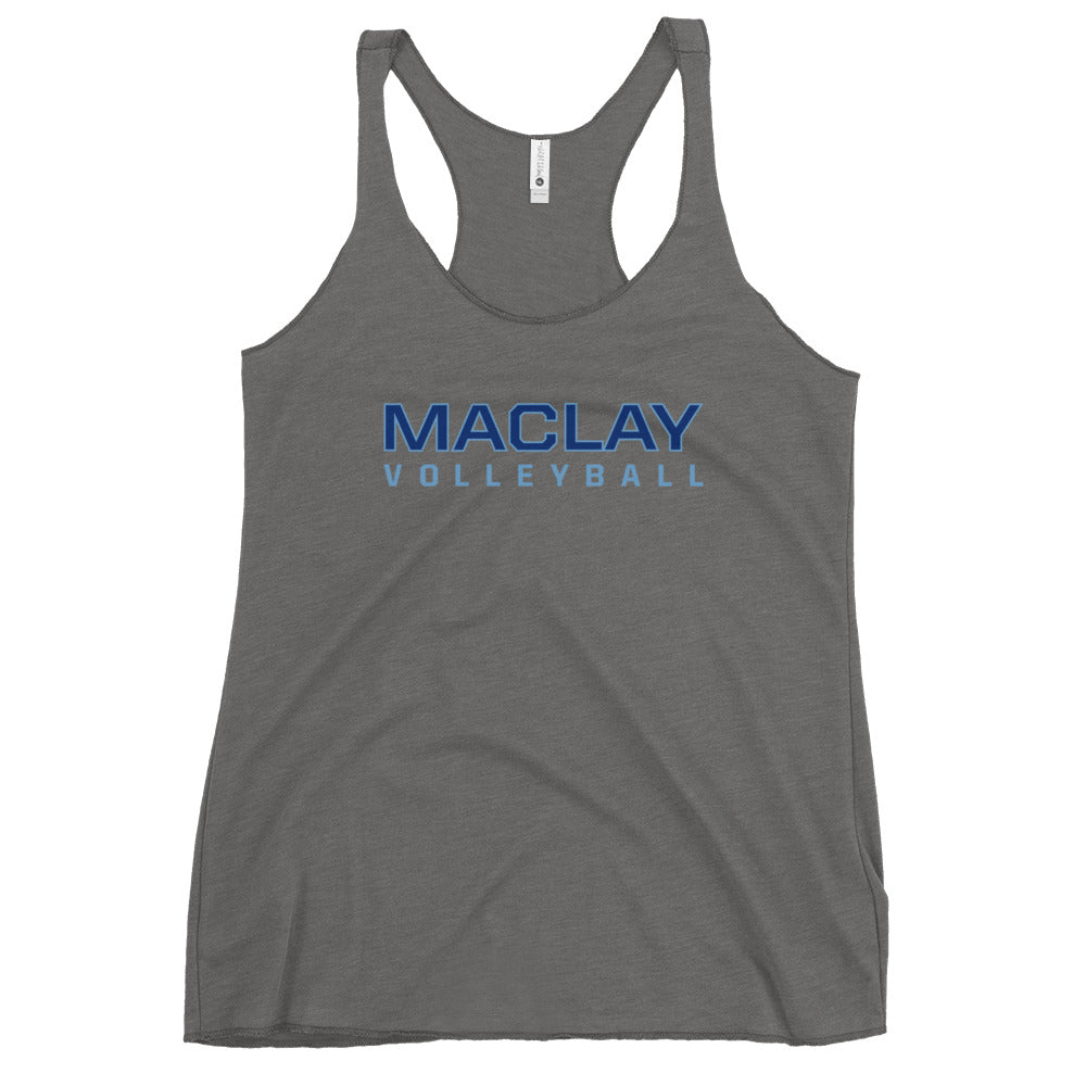 Women's Maclay Volleyball Next Level Racerback Tank Top