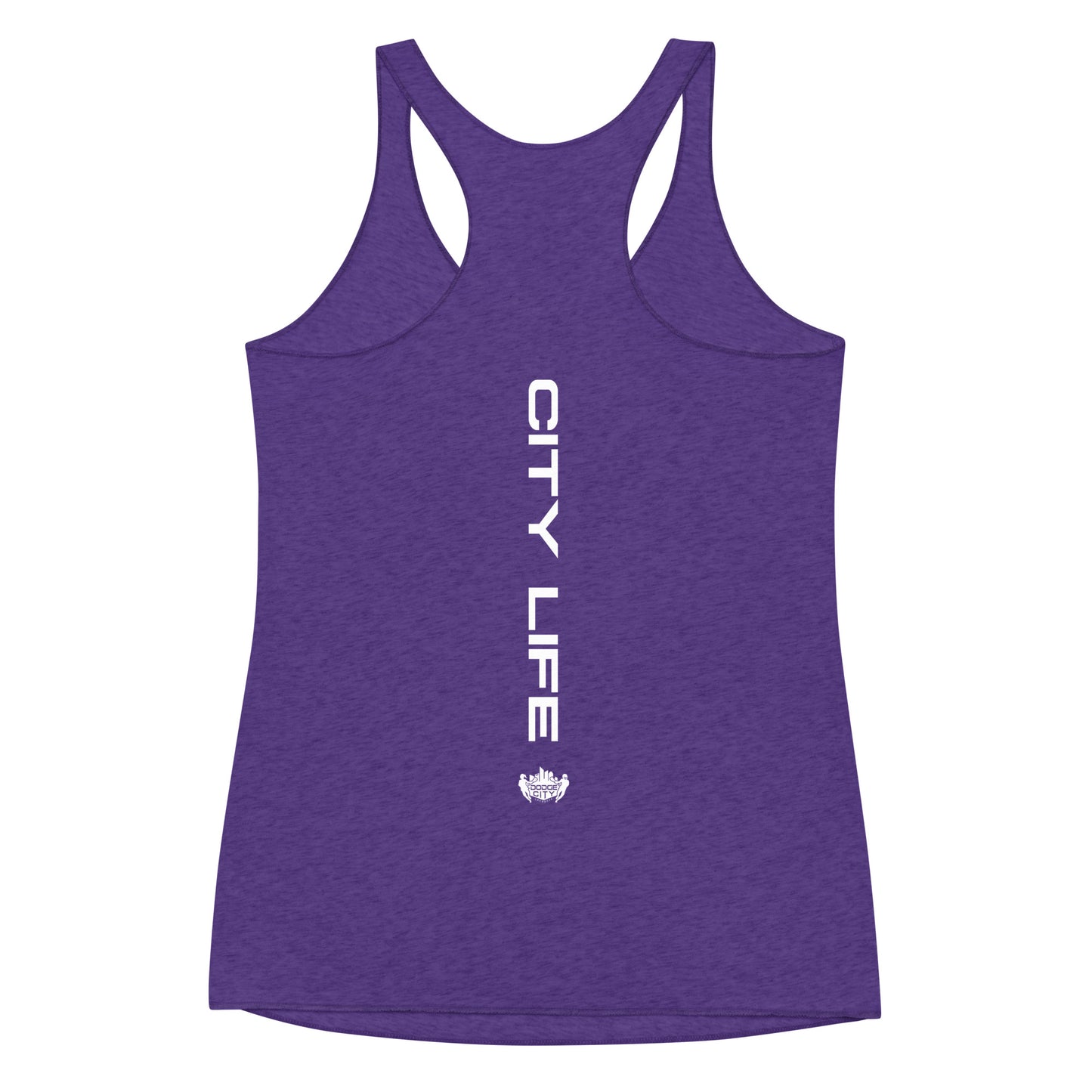 Women's Dodge City Lacrosse Next Level Racerback Tank Top