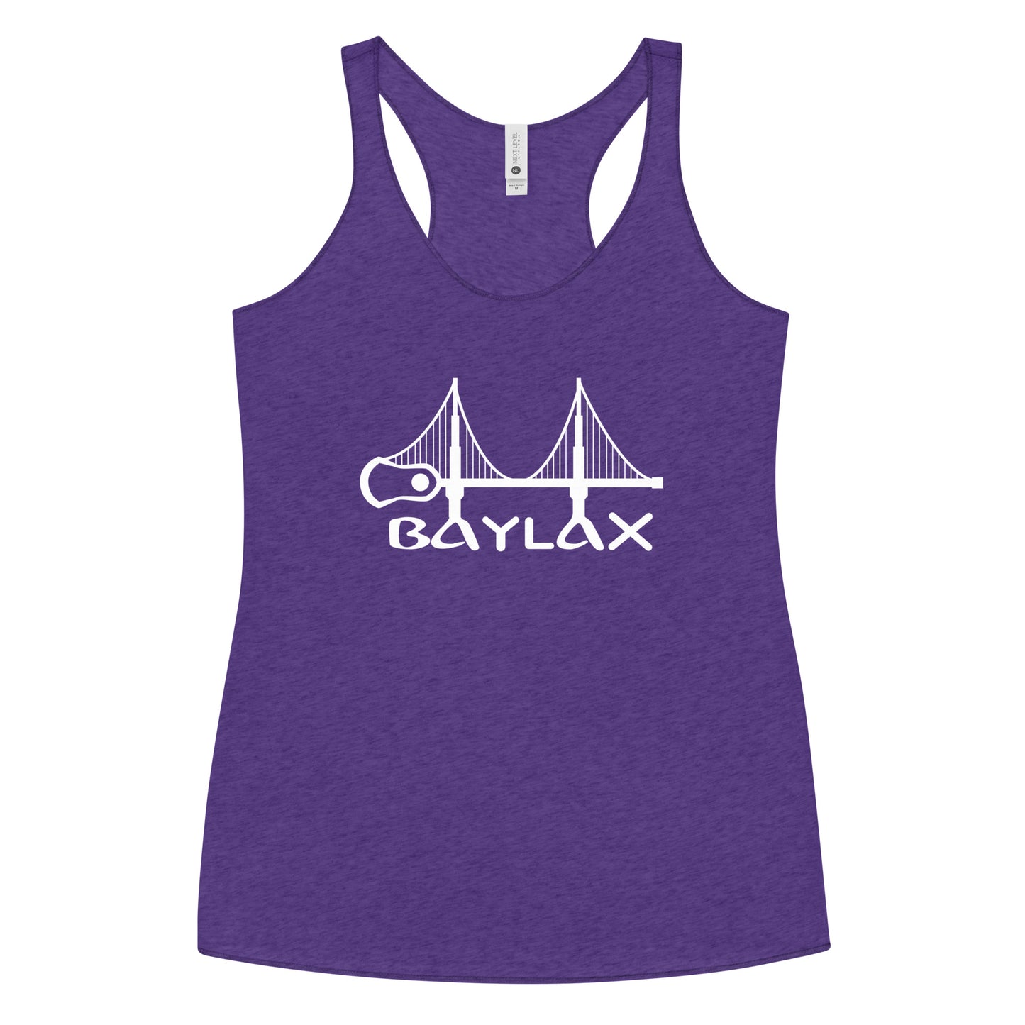 Women's BayLax Next Level Racerback Tank Top