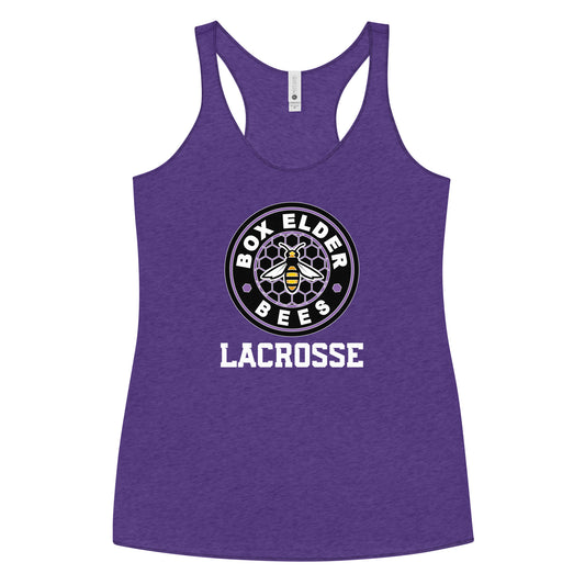 Women's Box Elder Lacrosse Next Level Racerback Tank Top