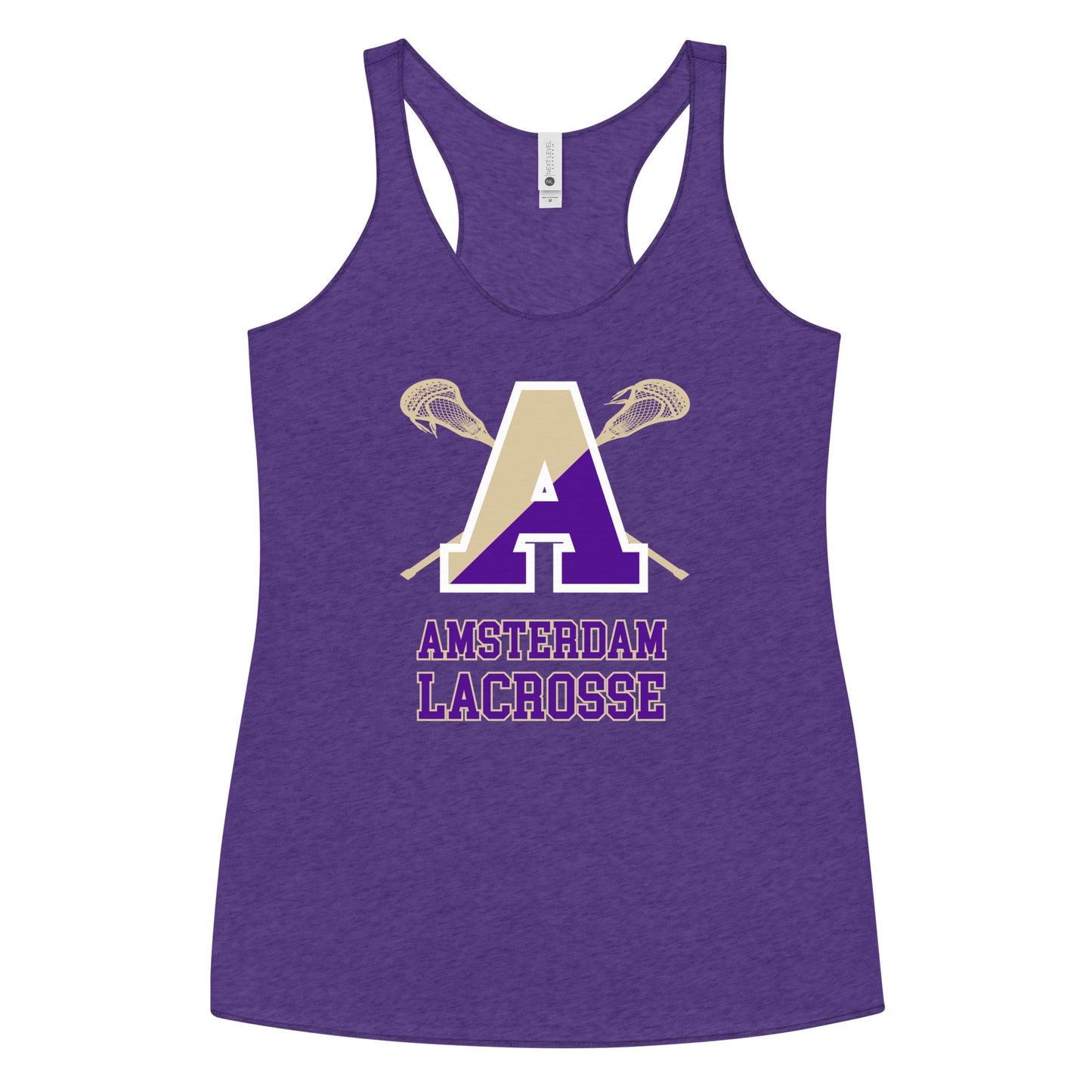 Women's Amsterdam Lacrosse Next Level Racerback Tank Top