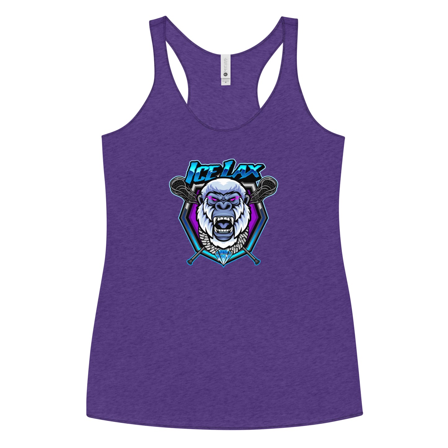 Women's ICE LAX Next Level Racerback Tank Top