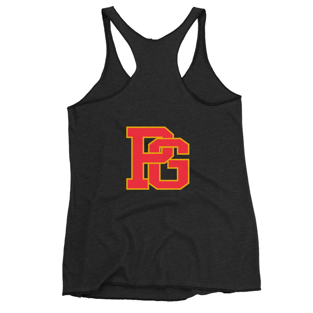 Women's Pacific Grove High School Men's Lacrosse Next Level Racerback Tank Top