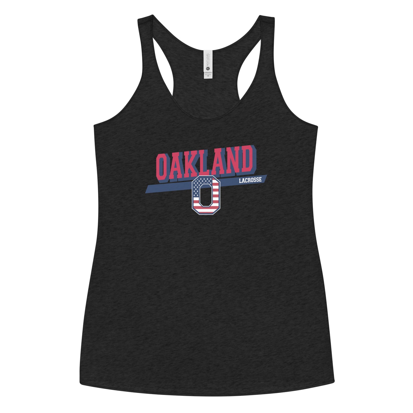 Women's Oakland Lacrosse Next Level Racerback Tank