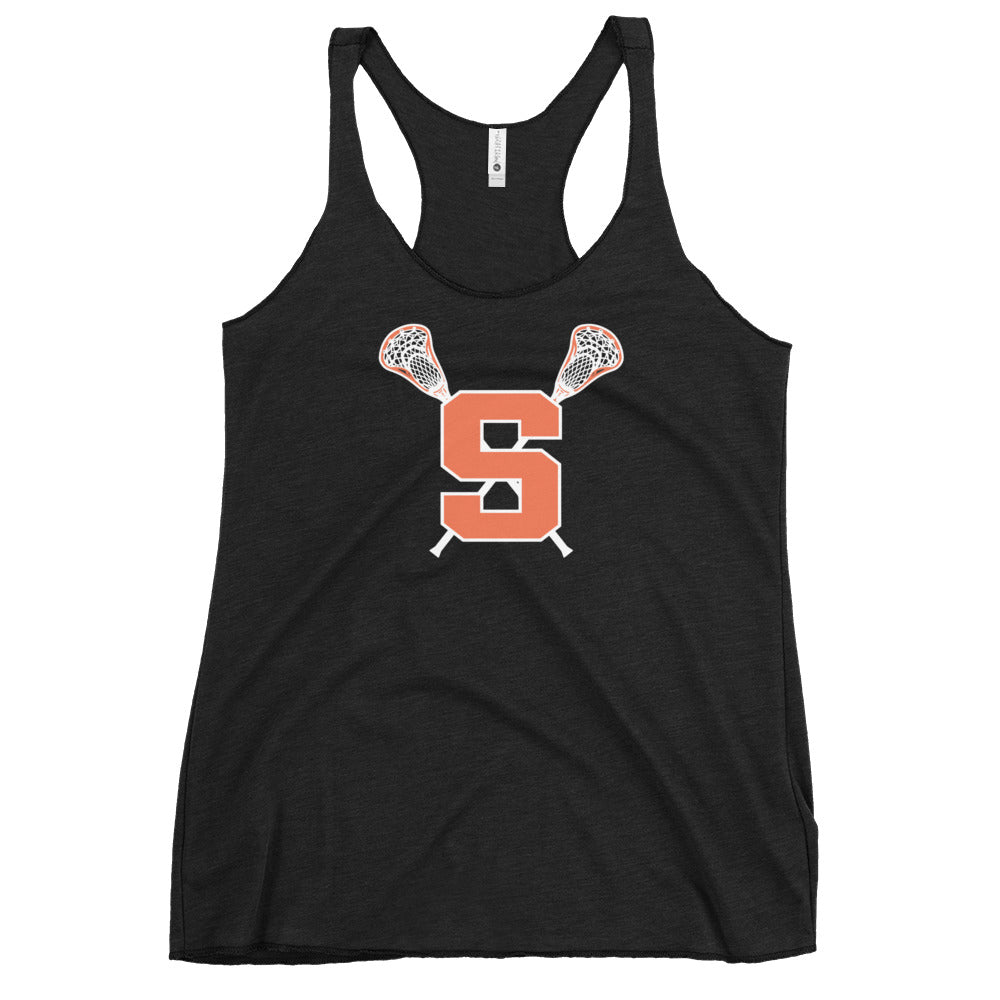 Women's Sailors Lax Next Level Racerback Tank