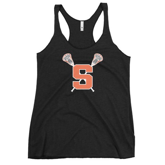 Women's Sailors Lax Next Level Racerback Tank