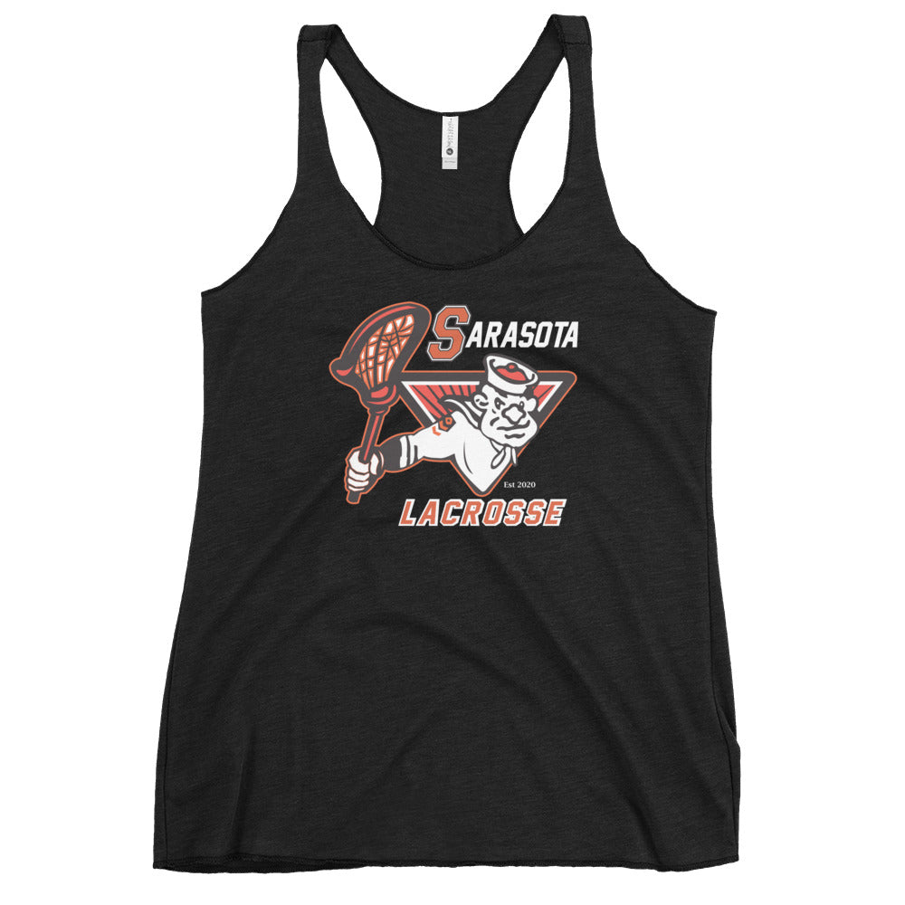 Women's Sailors Lax Next Level Racerback Tank