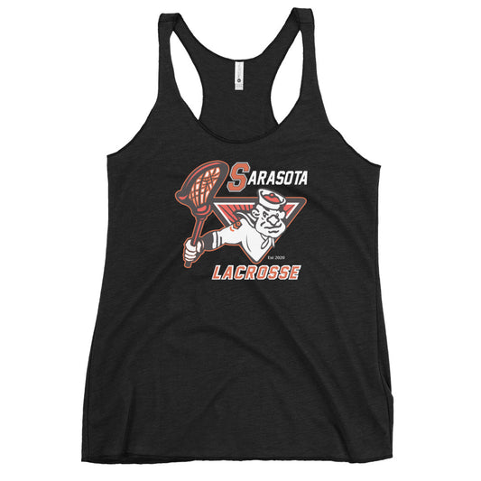 Women's Sailors Lax Next Level Racerback Tank