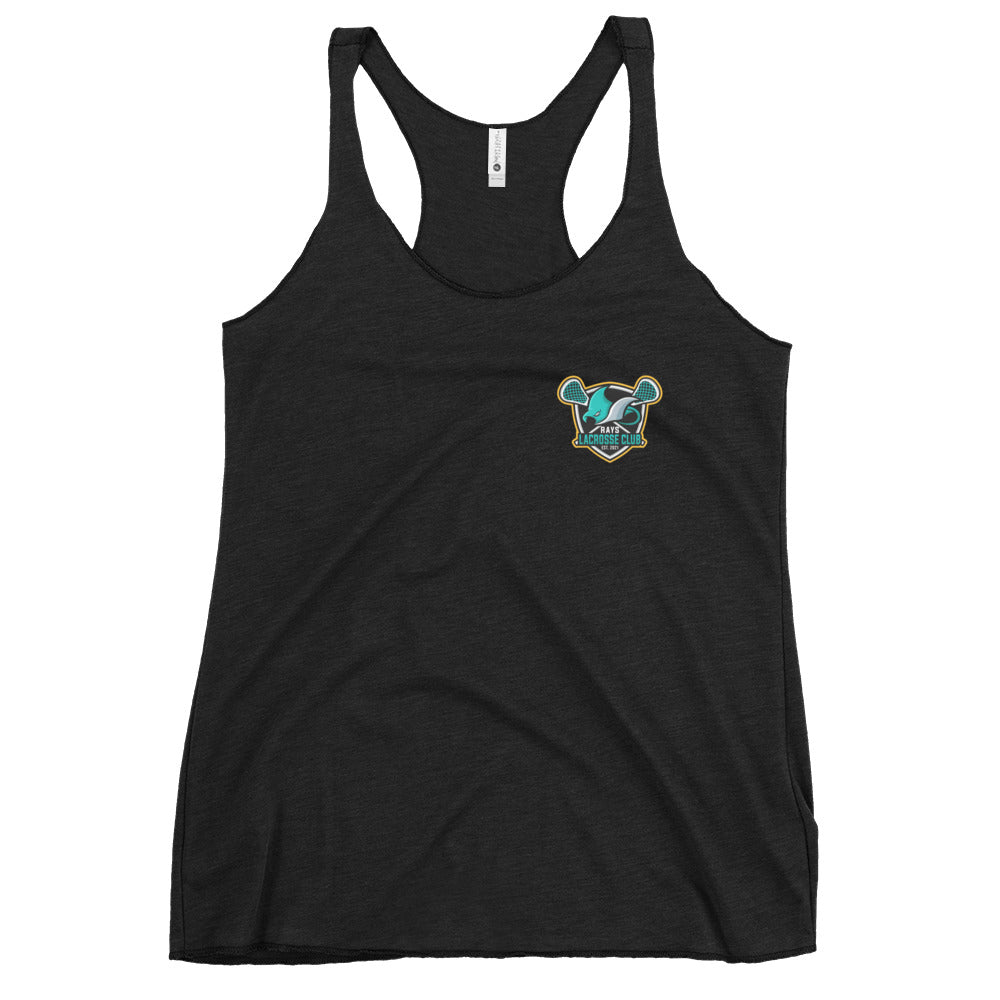 Women's San Diego Rays Lacrosse Next Level Racerback Tank Top