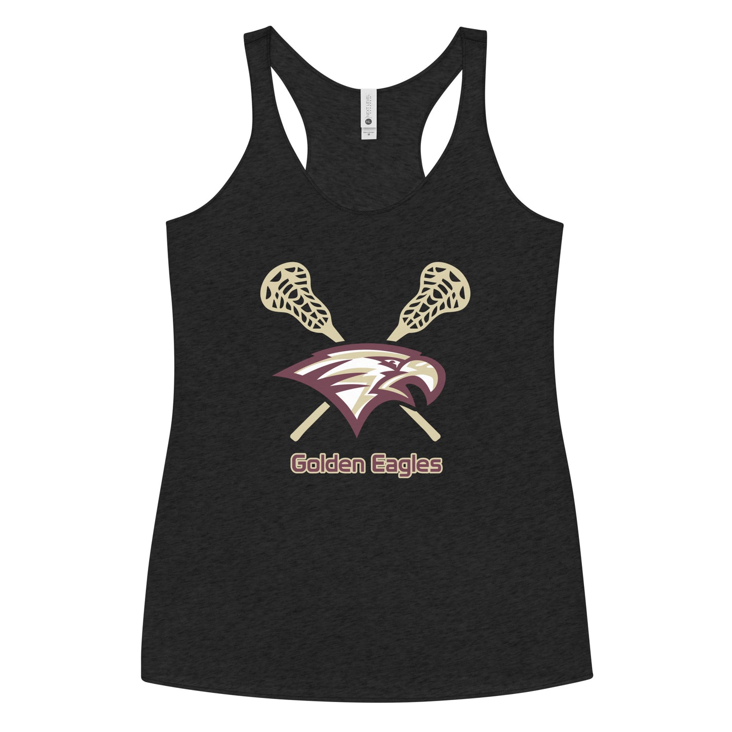Women's Maple Mountain Youth Lacrosse Next Level Racerback Tank Top