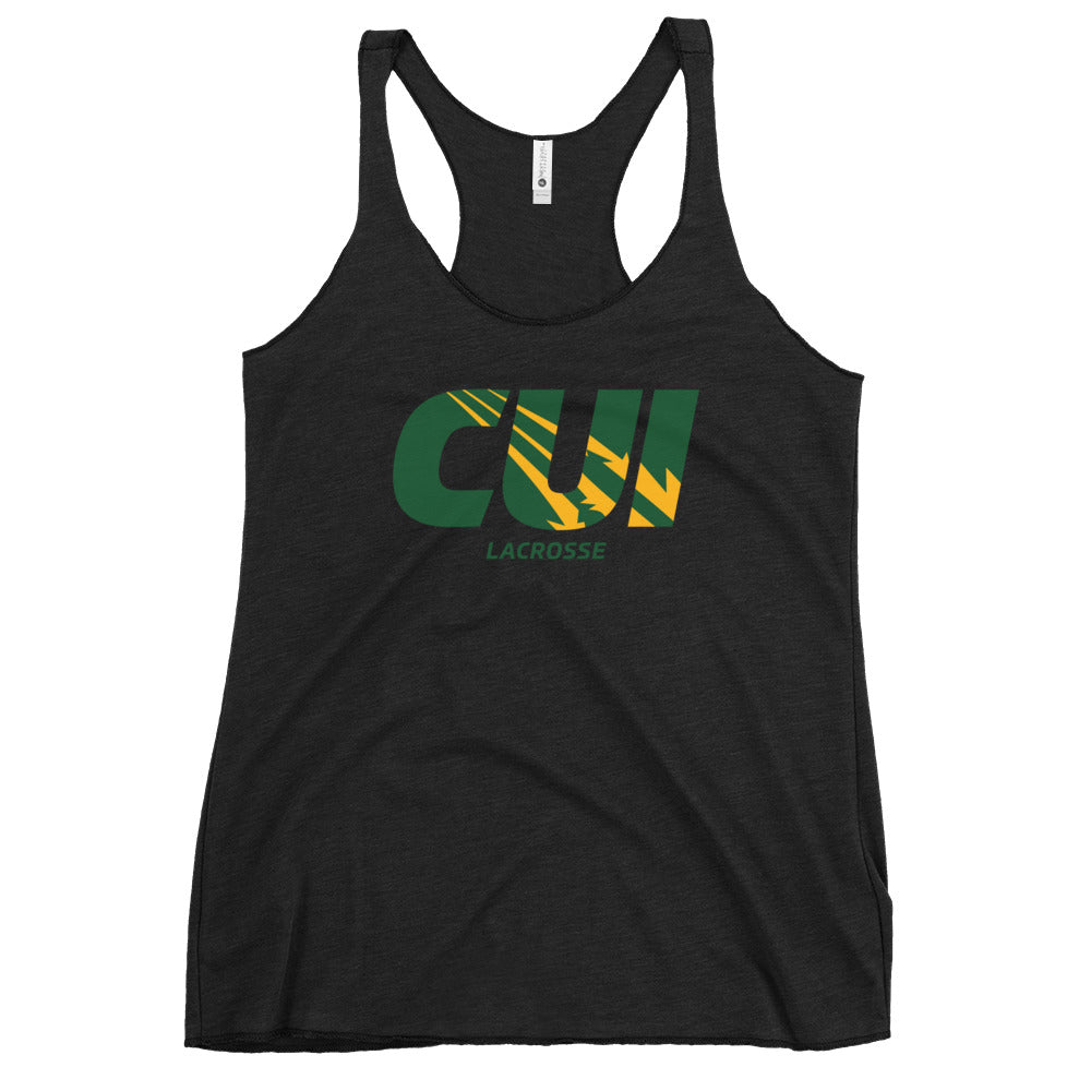 Women's CUI LAX Corner Next Level Racerback Tank Top