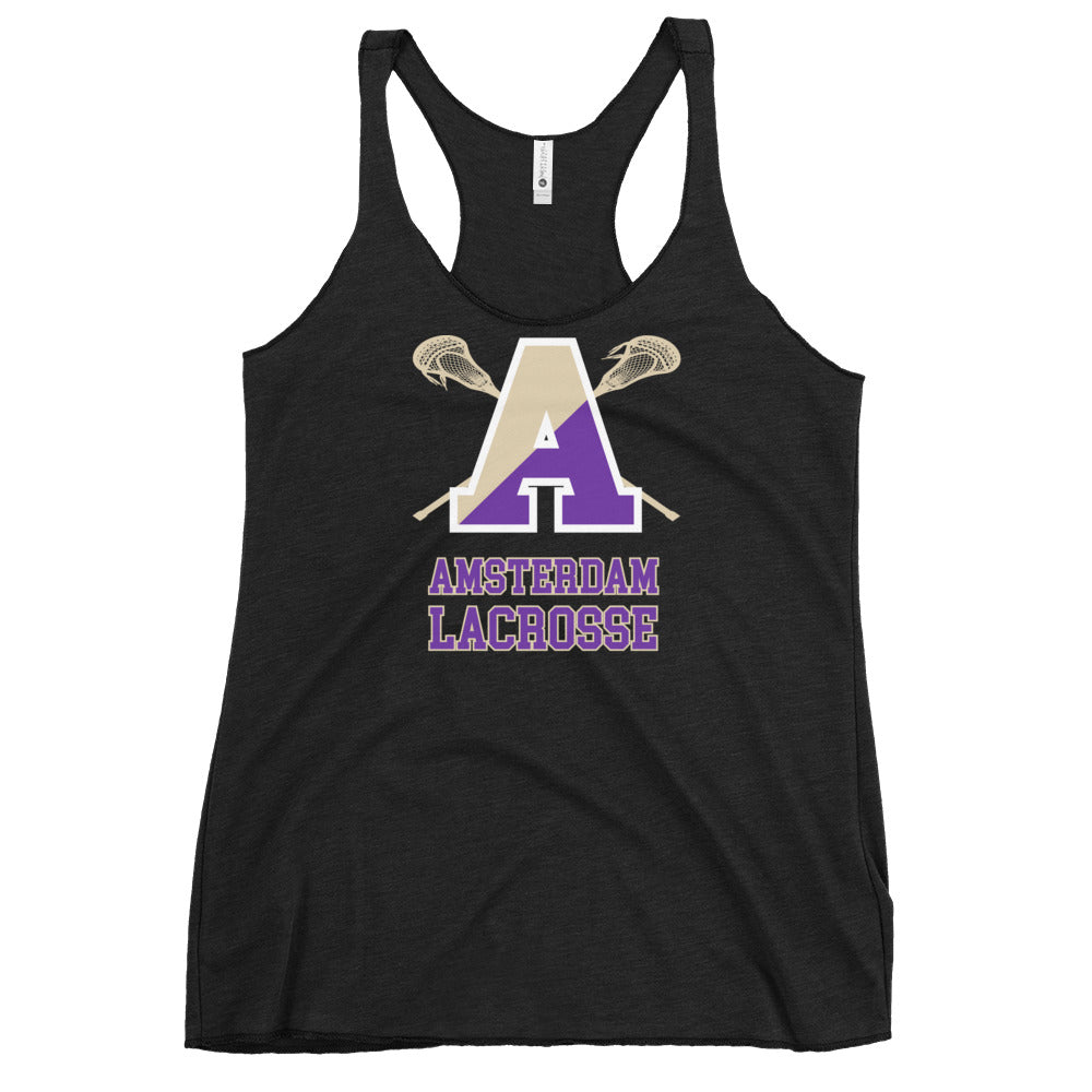 Women's Amsterdam Lacrosse Booster Next Level Racerback Tank Top