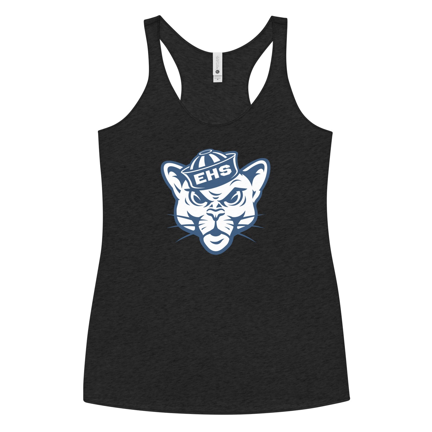 Women's Evergreen High School Lacrosse Next Level Racerback Tank Top