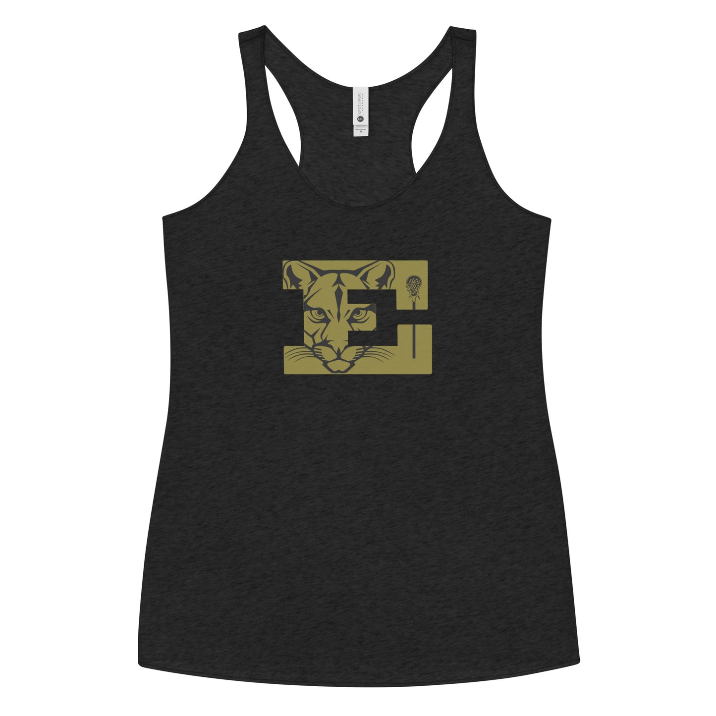 Women's Evergreen High School Lacrosse Next Level Racerback Tank Top