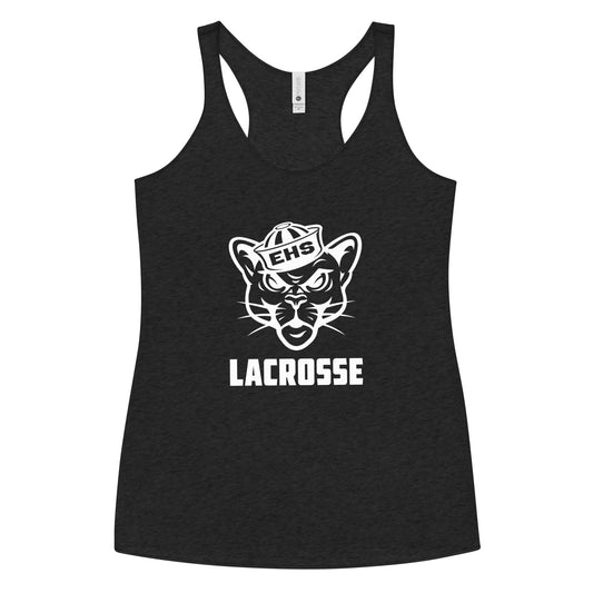 Women's Evergreen High School Lacrosse Next Level Racerback Tank Top