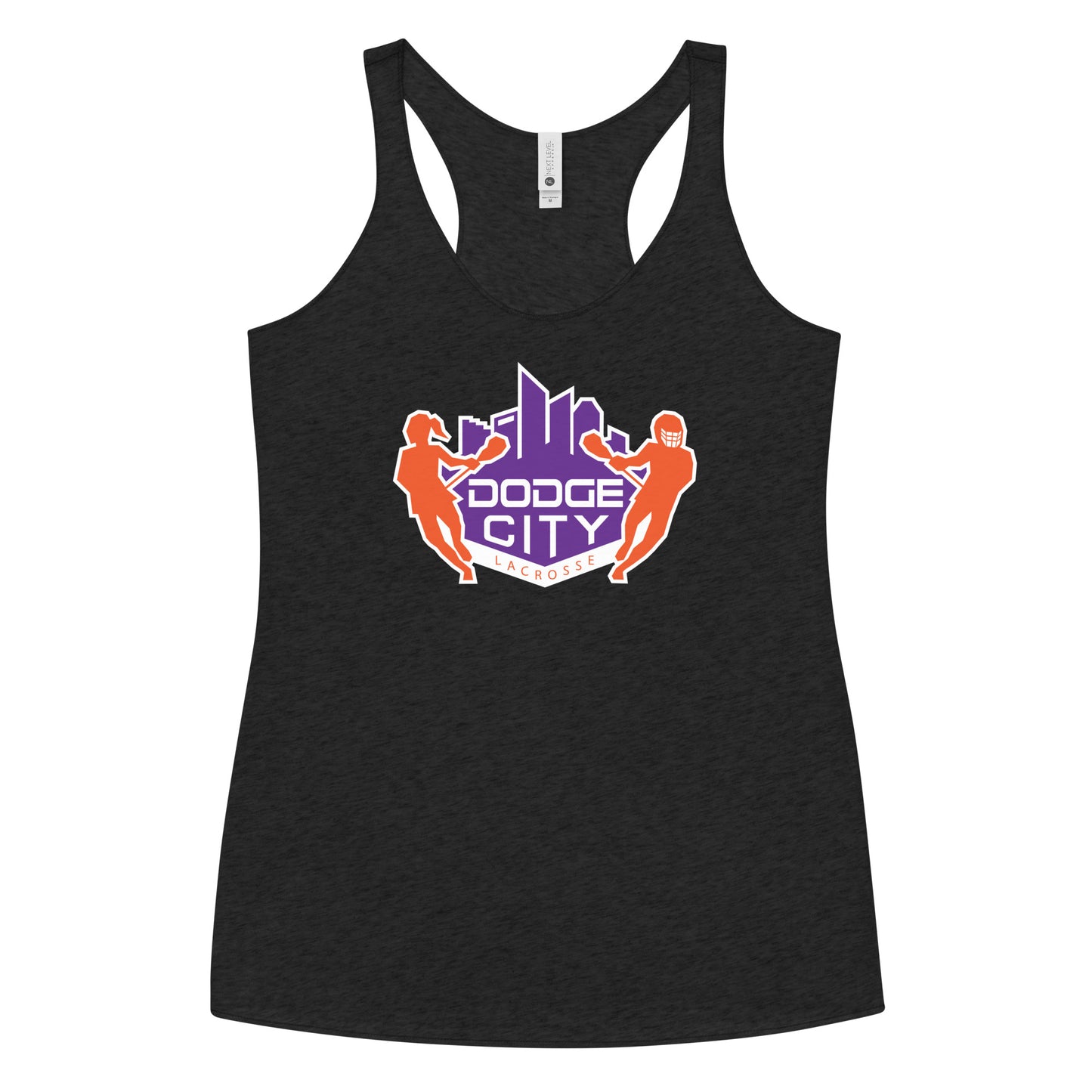 Women's Dodge City Lacrosse Next Level Racerback Tank Top