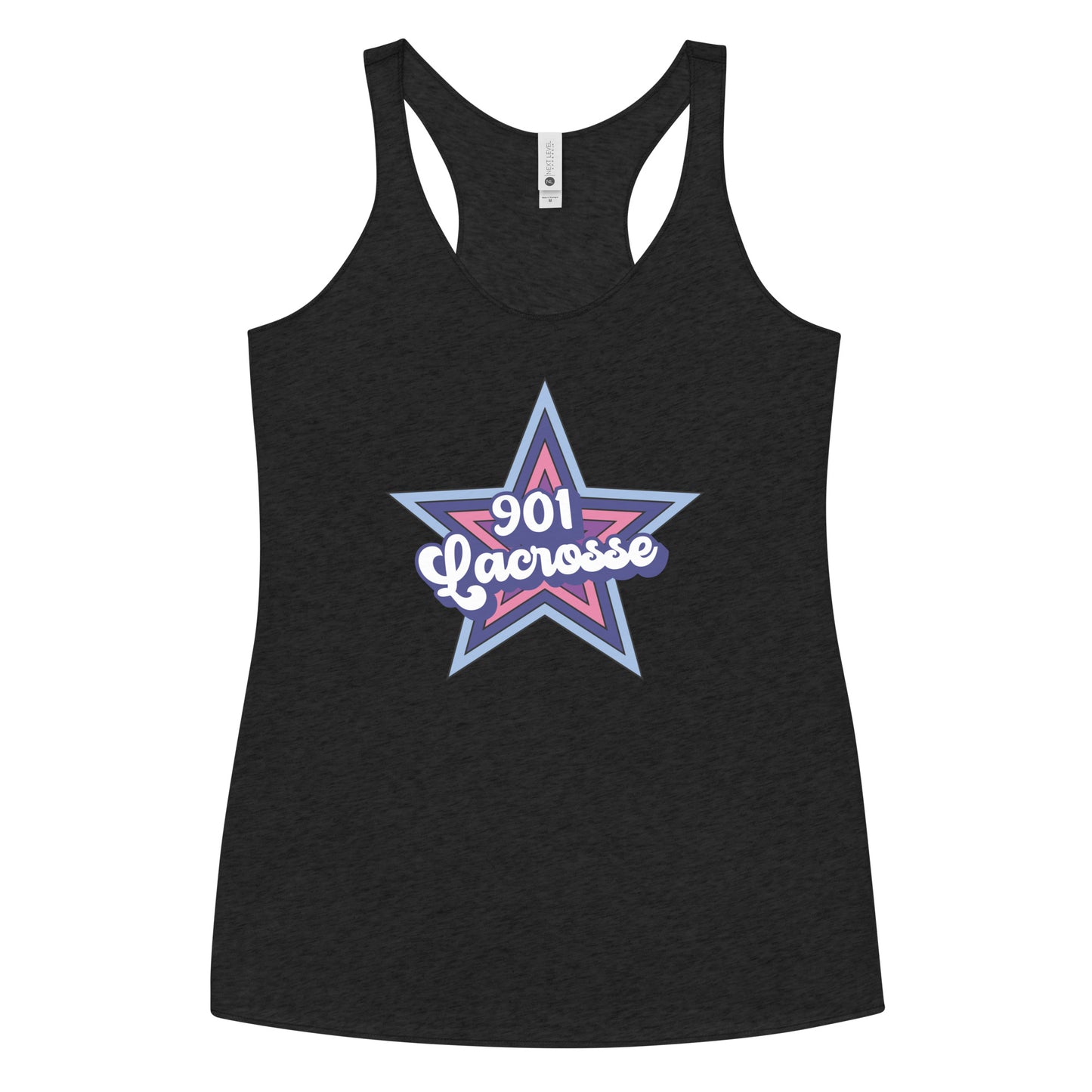 Women's Stars 901 Lacrosse Next Level Racerback Tank Top
