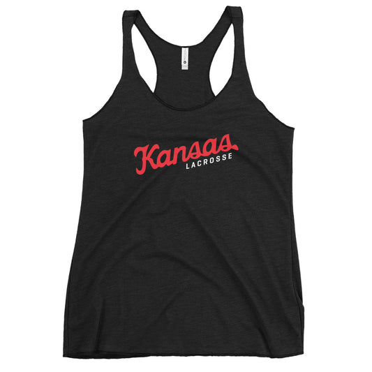 Women's KU Club Lacrosse Next Level Racerback Tank Top