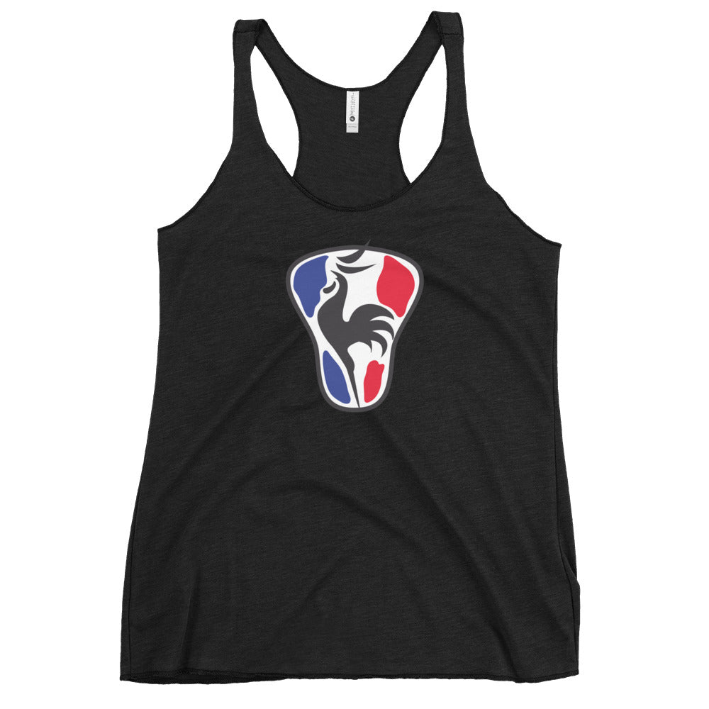 Women's France Lacrosse Next Level Racerback Tank Top