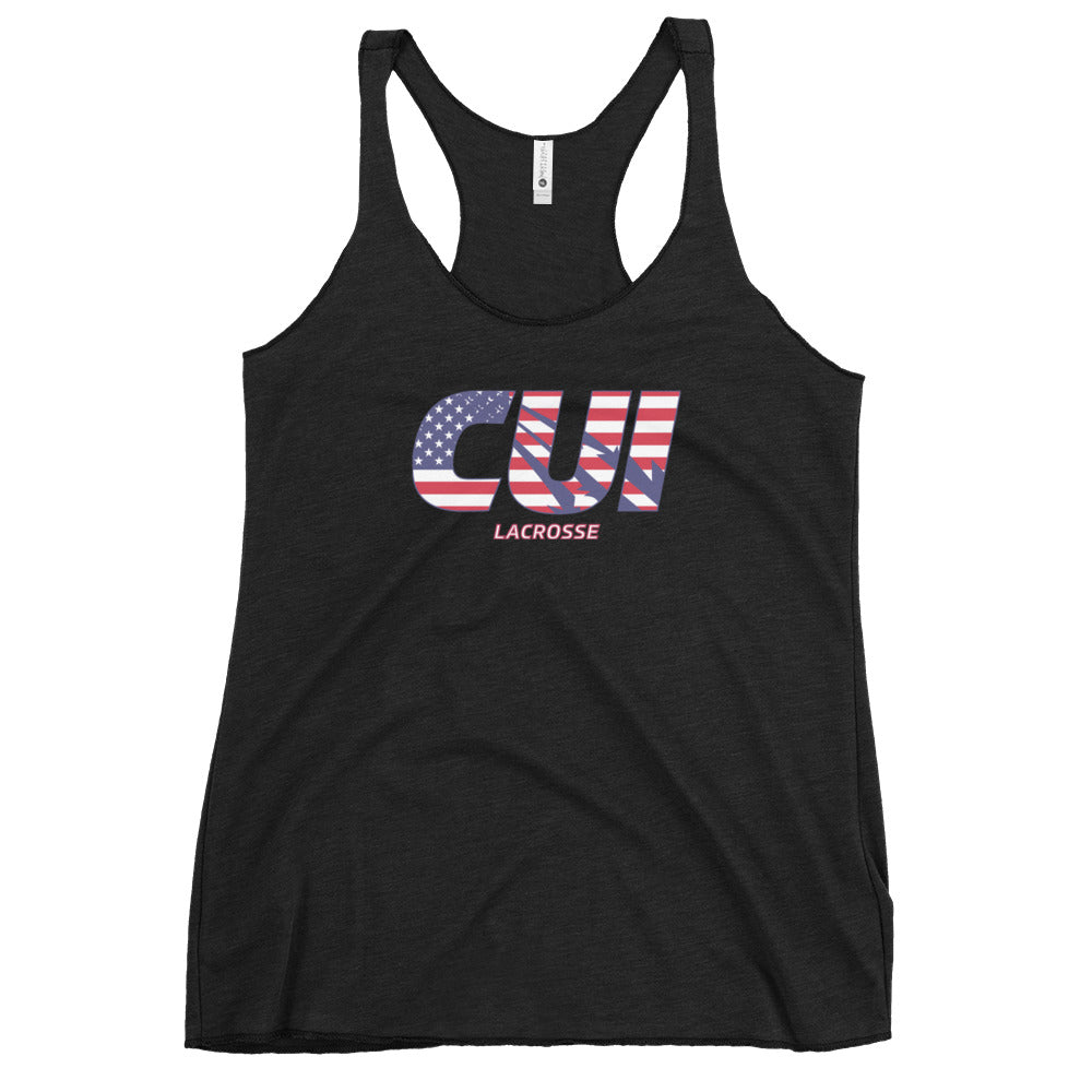Women's CUI Lacrosse Next Level Racerback Tank Top