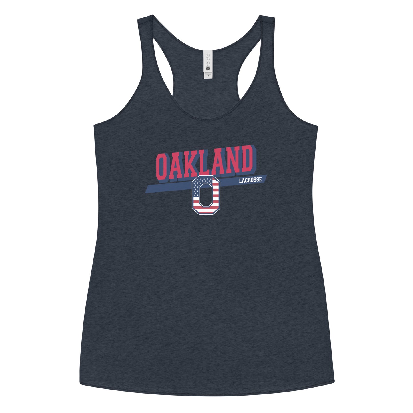 Women's Oakland Lacrosse Next Level Racerback Tank