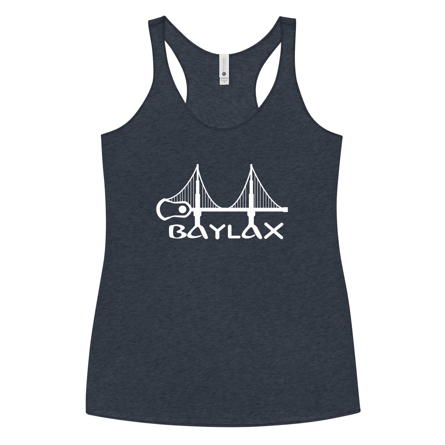 Women's BayLax Next Level Racerback Tank Top