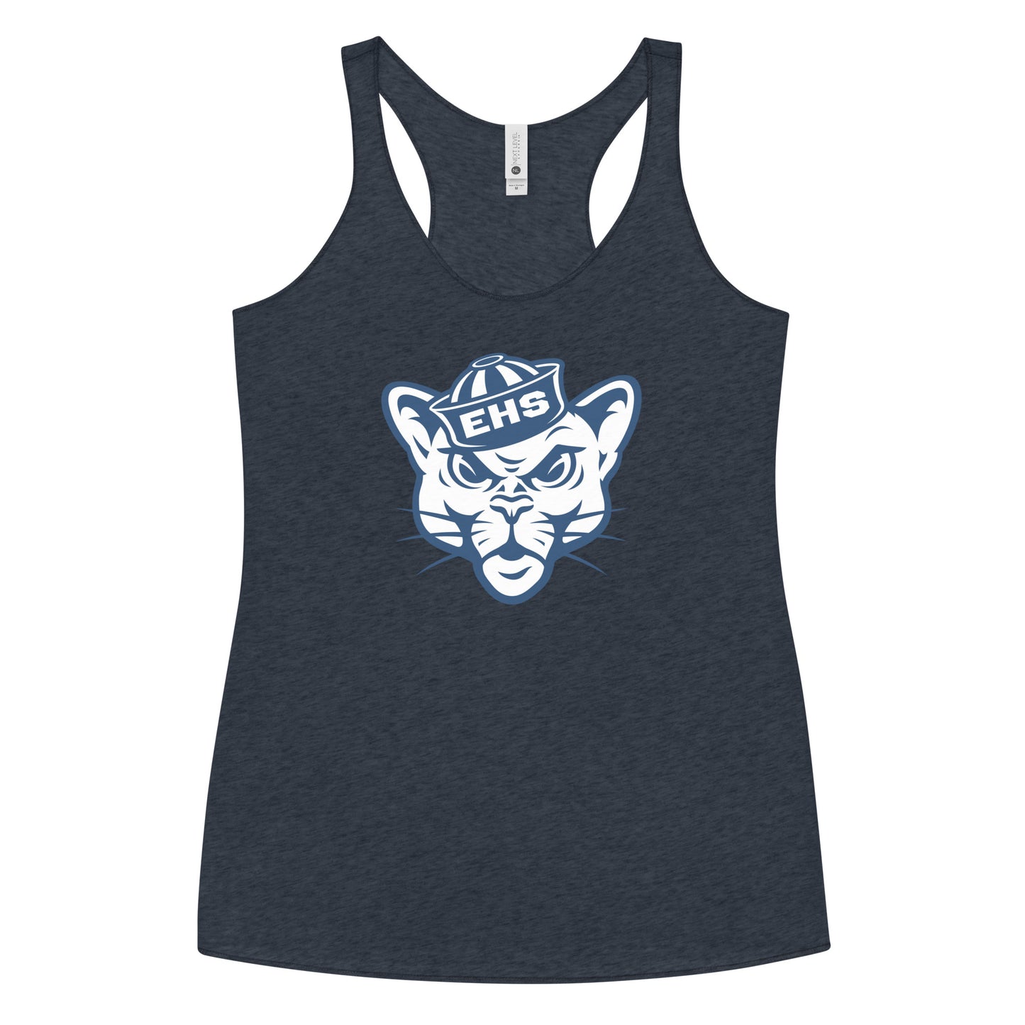 Women's Evergreen High School Lacrosse Next Level Racerback Tank Top