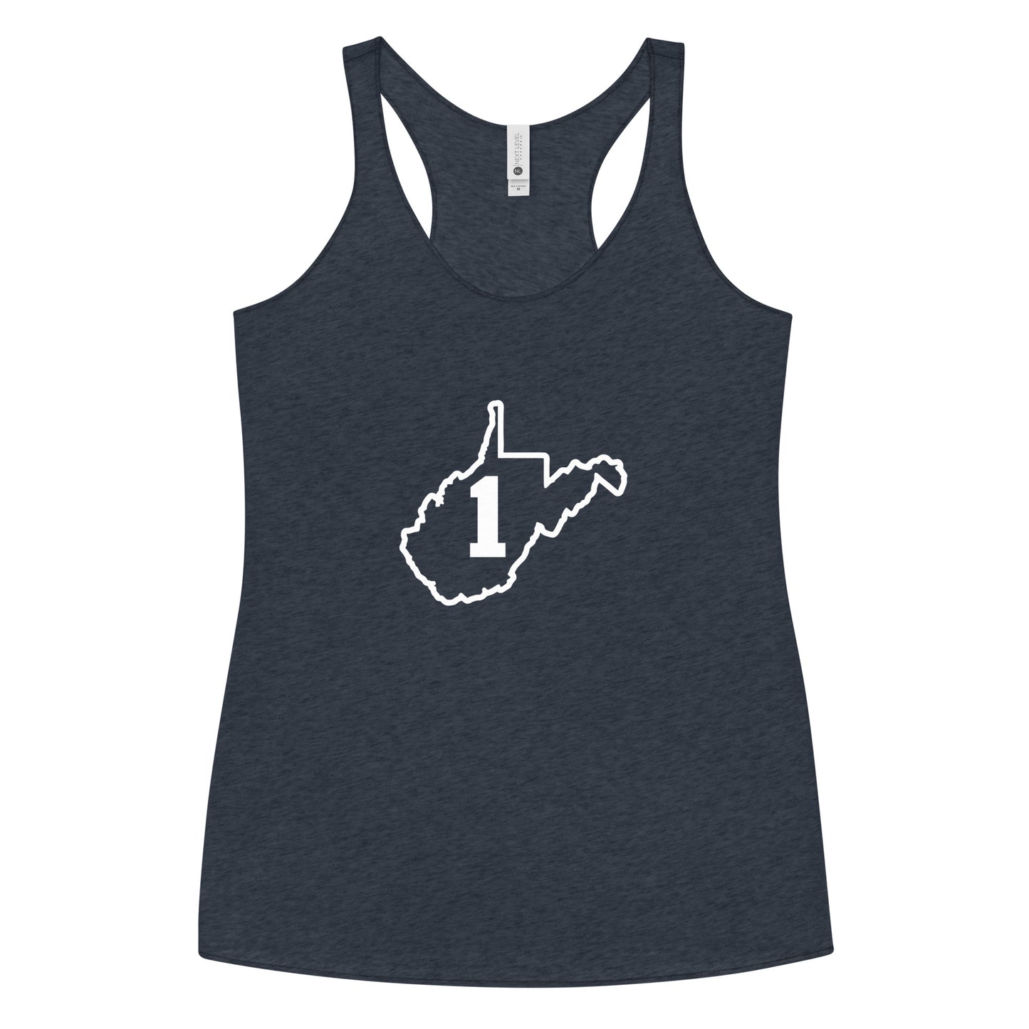 Women's Wheeling Post 1 Next Level Racerback Tank Top