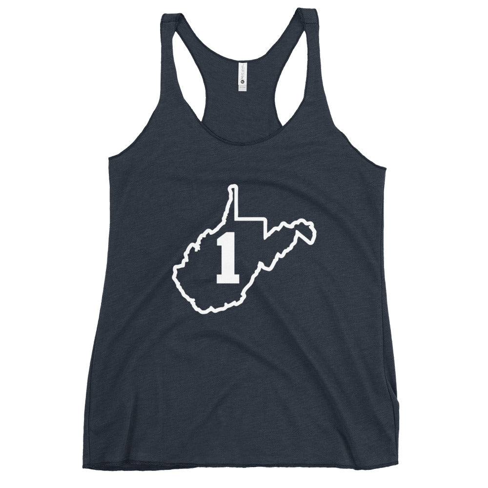 Women's Wheeling Post 1 Next Level Racerback Tank Top