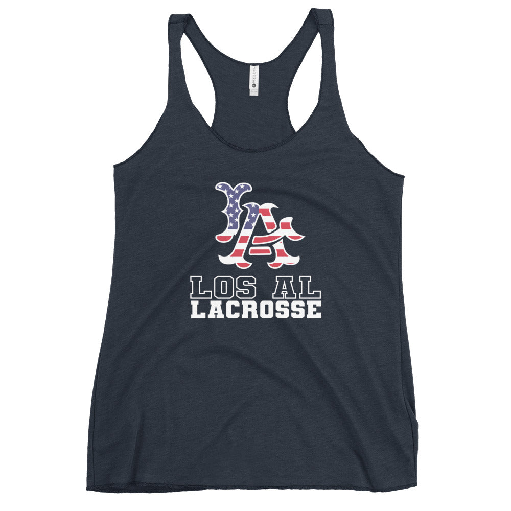 Women's Los Al Lacrosse Next Level Racerback Tank Top