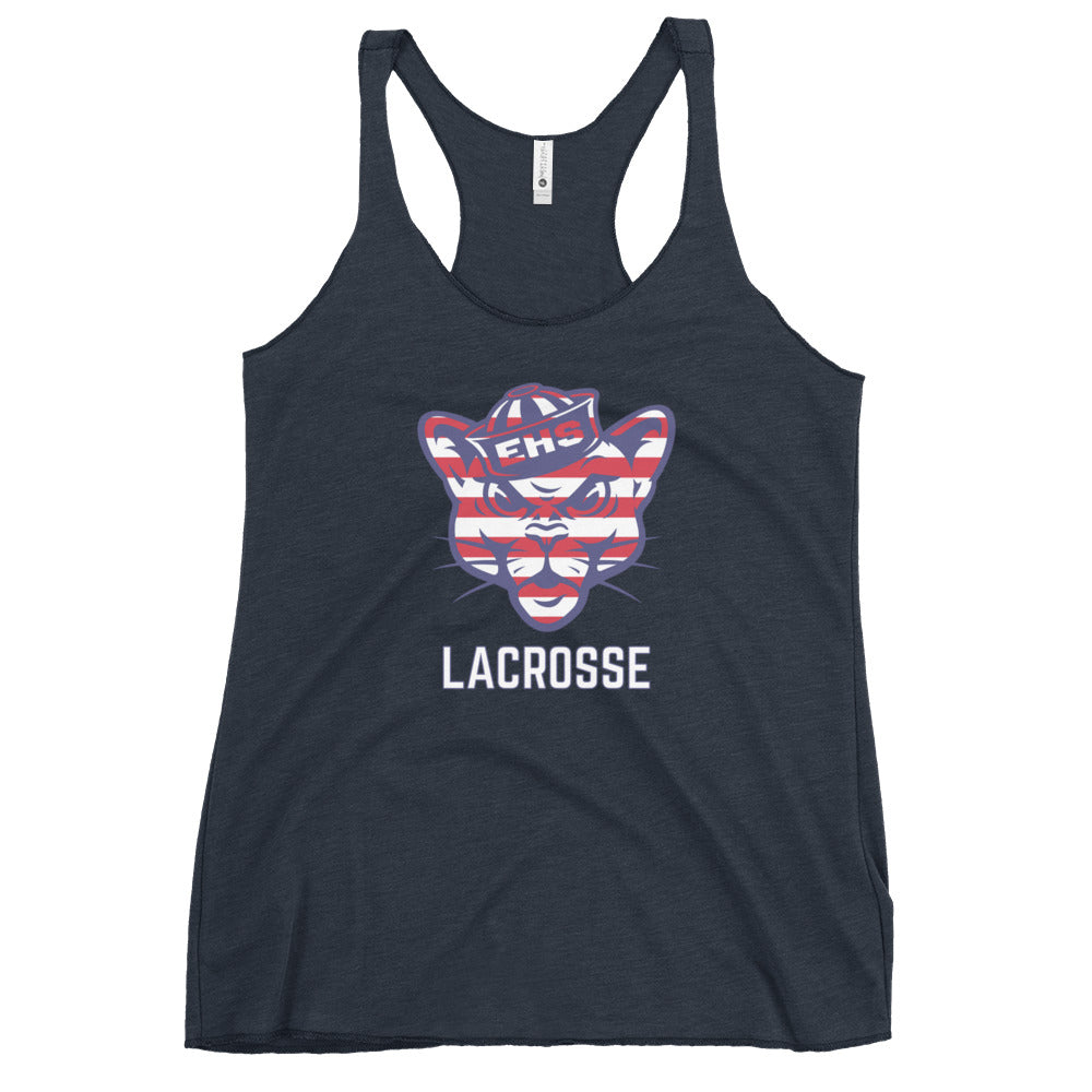 Women's Evergreen Lacrosse USA Next Level Racerback Tank